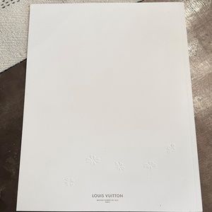 LOUIS VUITTON RARE GORGEOUS EMBOSSED CATALOG and  PRICE LIST